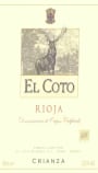 El Coto Crianza 2012 Front Label