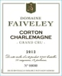 Faiveley Corton-Charlemagne Grand Cru 2012 Front Label