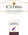 Citra Sangiovese 2012 Front Label
