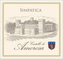 Castello di Amorosa Simpatica 2015 Front Label