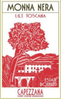 Capezzana Toscana Monna Nera 2012 Front Label