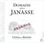 Domaine de la Janasse Cotes du Rhone Reserve 2012 Front Label