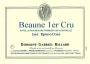 Gabriel Billard Beaune Les Epenottes Premier Cru 2012 Front Label