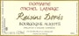 Domaine Michel Lafarge Bourgogne Aligote Raisins Dores 2012 Front Label