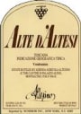 Altesino Alte di Altesi 1998 Front Label