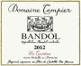 Domaine Tempier Bandol La Tourtine Rouge 2012 Front Label