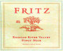 Fritz Pinot Noir 2007 Front Label