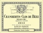 Louis Jadot Chambertin Clos de Beze Grand Cru 2012 Front Label