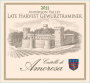 Castello di Amorosa Late Harvest Gewurztraminer 2011 Front Label