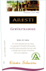 Aresti Estate Selection Gewurztraminer 2012 Front Label