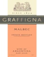 Graffigna Malbec 2012 Front Label