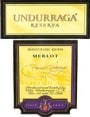Undurraga Reserva Merlot 1998 Front Label