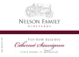 Nelson Family Vineyards Grown Top Row Reserve Cabernet Sauvignon 2013 Front Label