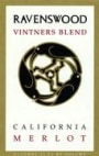 Ravenswood Vintners Blend Merlot 2000 Front Label