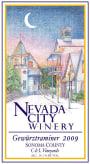 Nevada City Winery C L Vineyards Gewurztraminer 2009 Front Label