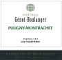 Domaine Genot-Boulanger Puligny-Montrachet Les Folatieres Premier Cru 2012 Front Label