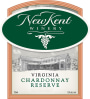 New Kent Winery Reserve Chardonnay 2013 Front Label