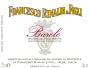 Francesco Rinaldi & Figli Barolo 2012 Front Label