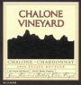 Chalone Chardonnay 2000 Front Label