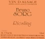 Bruno Sorg Riesling 2012 Front Label