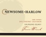 Newsome-Harlow Train Wreck Red 2014 Front Label
