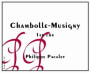 Philippe Pacalet Chambolle-Musigny Premier Cru 2012 Front Label