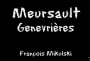 Domaine Francois Mikulski Mersault Les Genvrieres Premier Cru 2012 Front Label