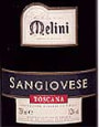Fattorie Melini Sangiovese 2000 Front Label