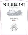 Nichelini Family Winery Primitivo 2011 Front Label