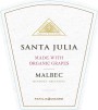 Santa Julia Organic Malbec 2012 Front Label