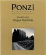 Ponzi Pinot Gris 1998 Front Label