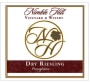Nimble Hill Vineyard and Winery Dry Riesling 2014 Front Label