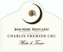 Brocard Chablis Montee de Tonnerre Premier Cru 2013 Front Label