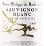 Baron Philippe de Rothschild Sauvignon Blanc 1998 Front Label