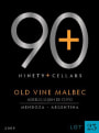 Ninety Plus Cellars Lot 23 Old Vine Malbec 2009 Front Label