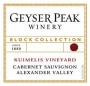 Geyser Peak Kuimelis Cabernet Sauvignon 1998 Front Label