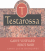 Testarossa Garys' Vineyard Pinot Noir 2004 Front Label