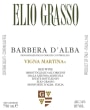 Elio Grasso Barbera d'Alba 2013 Front Label