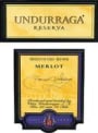 Undurraga Reserva Merlot 1999 Front Label