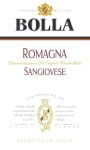Bolla Sangiovese 2013 Front Label