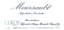 Domaine Leroy Meursault 2013 Front Label