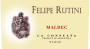 Rutini Malbec 2013 Front Label