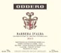 Oddero Barbera d'Alba 2013 Front Label