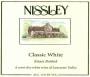 Nissley Vineyards & Winery Estate Classic White 2009 Front Label