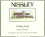 Nissley Vineyards & Winery Estate Valley Red 2015 Front Label