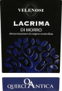 Velenosi Morro d'Alba Lacrima 2013 Front Label