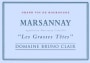 Bruno Clair Marsannay Les Grasses Tetes 2013 Front Label
