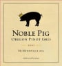 Noble Pig Wines Pinot Gris 2010 Front Label