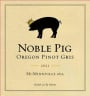 Noble Pig Wines Pinot Gris 2011 Front Label