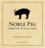 Noble Pig Wines Pinot Gris 2013 Front Label